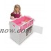 Badger Basket Storage Doll Crib with Bedding - White - Fits American Girl, My Life As & Most 18" Dolls   551904675